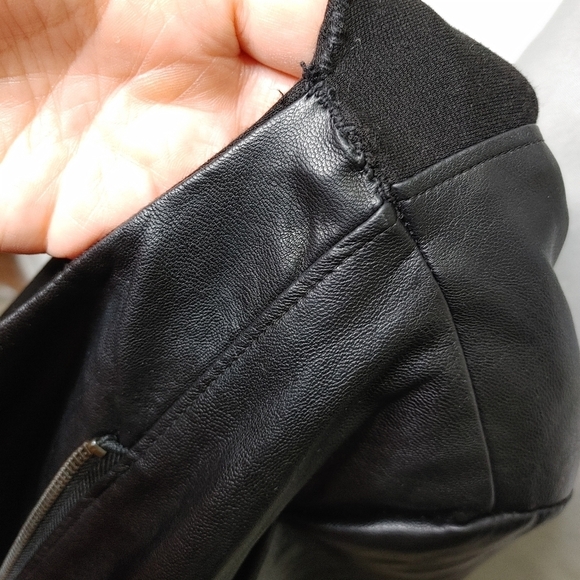 DKNY Faux Leather Jacket Size M - Picture 9 of 16